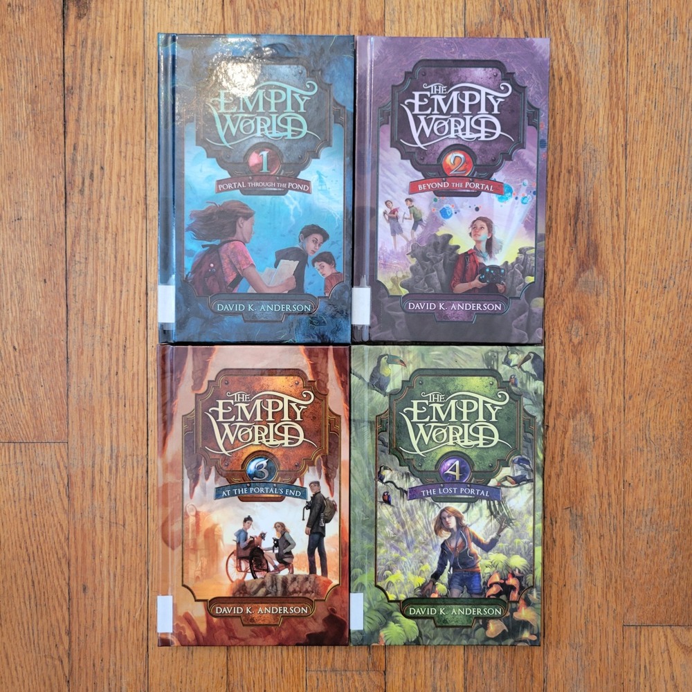 David K Anderson 4 Book Set The Empty World Saga Hardcover Fantasy Magic Gift